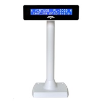 Virtuos zákaznický displej Virtuos FL-2025MB 2x20, USB, bílý