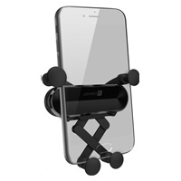 CONNECT IT InCarz SPIDER univerzální držák do auta, do mřížky, černo-stříbrný