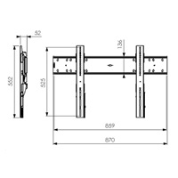Vogel‘s PFW 6810 - LCD profi držák s náklonem L