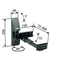 Vogel‘s VLB200 - univerzální  držák na repro do 20 kg