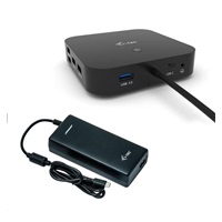 i-tec USB-C Dual Display Docking Station, Power Delivery 100W + Universal Charger 112W