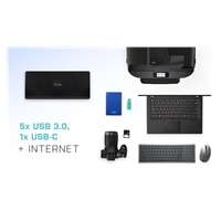 i-tec USB-C Quattro Display Docking Station s Power Delivery 85 W