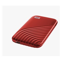 SanDisk WD My Passport SSD externí 1TB , USB-C 3.2 ,1050/1000MB/s R/W PC & Mac ,Red