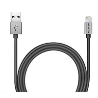 ADATA Sync & Charge Lightning kabel - USB A 2.0, 100cm, hliníková, titan