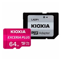 KIOXIA Exceria Plus microSD card 64GB M303, UHS-I U3 Class 10