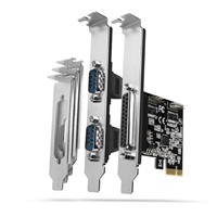 AXAGON PCEA-PSN, PCIe řadič - 1x paralelní (LPT) + 2x sériový port (RS232) 250 kbps, vč. LP