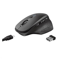 TRUST bezdrátová Myš Ozaa Rechargeable Wireless Mouse - black