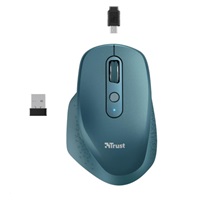 TRUST bezdrátová Myš Ozaa Rechargeable Wireless Mouse - blue