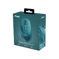 TRUST bezdrátová Myš Ozaa Rechargeable Wireless Mouse - blue
