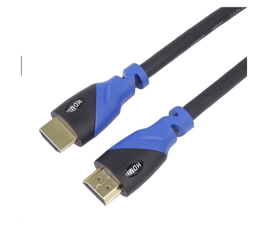 PREMIUMCORD Kabel HDMI - Ultra HDTV, 0.5m (Color, zlacené konektory)