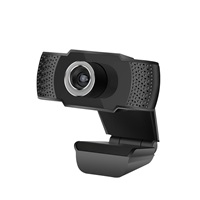 C-TECH webkamera CAM-07HD, 720P, mikrofon, černá