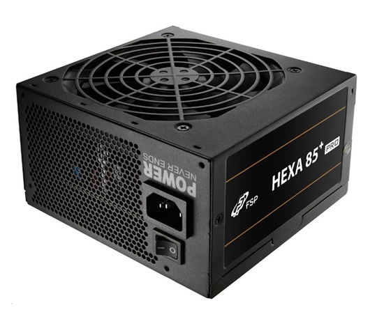 Fortron zdroj 550W HEXA 85+ PRO 550, full range, ATX, Bronze, DC/DC