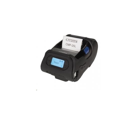 Citizen CMP-25L, USB, RS-232, BT, 8 dots/mm (203 dpi), display, ZPL, CPCL