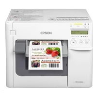Epson ColorWorks C3500, cutter, disp., USB, Ethernet, NiceLabel, white