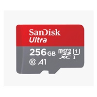 SanDisk MicroSDXC karta 256GB Ultra (100MB/s, Class 10, Android) + adaptér – náhled 1