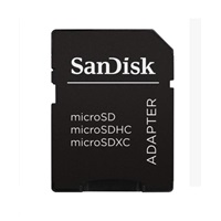 SanDisk MicroSDXC karta 256GB Ultra (100MB/s, Class 10, Android) + adaptér