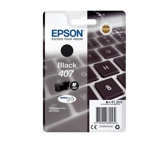 EPSON Ink bar WF-4745 Series Ink Cartridge "Klávesnice" L Black 2600 str. (41,2 ml), ČB 2600 stran