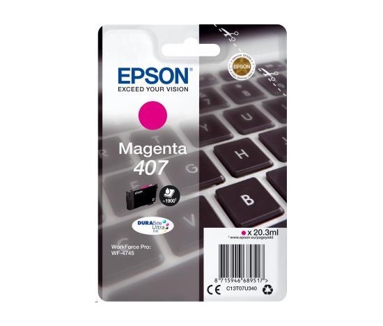 EPSON Ink bar WF-4745 Series Ink Cartridge "Klávesnice" L Magenta 1900 str. (20,3 ml)