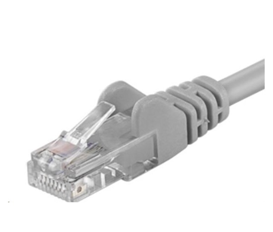 PREMIUMCORD Patch kabel UTP RJ45-RJ45 CAT5e 0.25m šedá