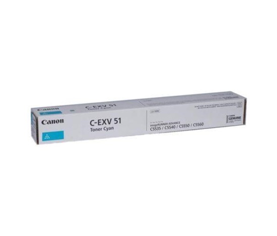 Canon toner iR-C55xx, C57xx cyan (C-EXV51L) (26000 str.)