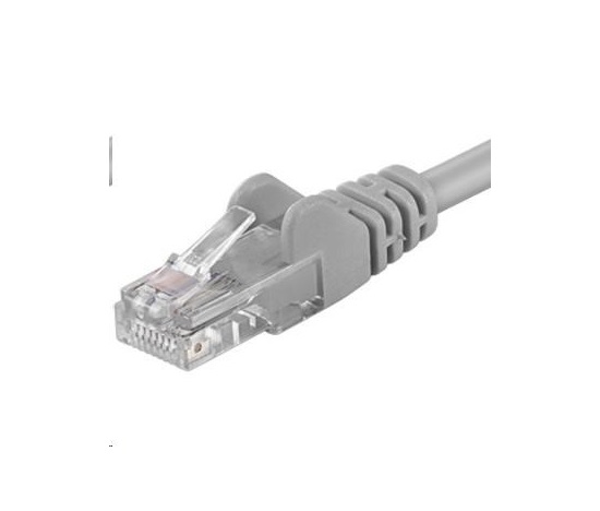 PREMIUMCORD Patch kabel UTP RJ45-RJ45 CAT5e 1.5m šedá