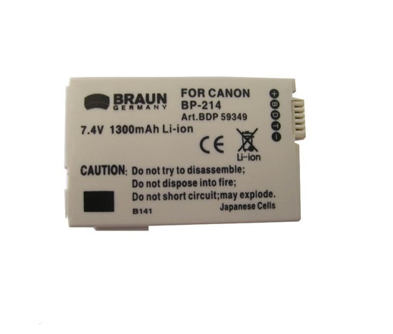 Braun akumulátor CANON BP-2L5, BP-2L14, 1500mAh