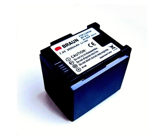 Braun akumulátor CANON BP-819 EC, 3000mAh,