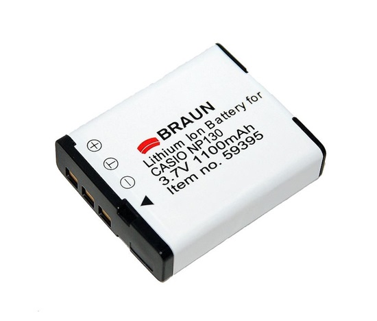 Braun akumulátor CASIO NP-130, 1100mAh
