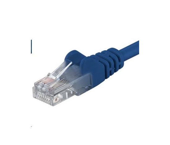 PREMIUMCORD Patch kabel UTP RJ45-RJ45 CAT5e 5m modrá