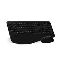 CONNECT IT Combo bezdrátová černá klávesnice + myš, CZ + SK layout