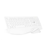 CONNECT IT Combo bezdrátová bílá klávesnice + myš, CZ + SK layout