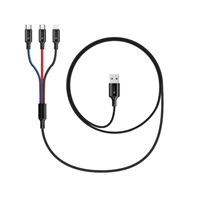 CONNECT IT Wirez 3in1 USB-C & Micro USB & Lightning, 1,2 m