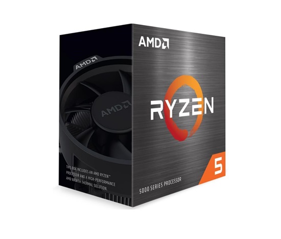 CPU AMD RYZEN 5 5600X, 6-core, 3.7 GHz (4.6 GHz Turbo), 35MB cache (3+32), 65W, socket AM4, Wraith Stealth
