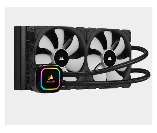 CORSAIR vodní chlazení iCUE H115i RGB PRO XT, 2 ventilátory 140mm, Software Control