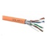 Instalační kabel Solarix STP, Cat6A, drát, LSOH B2ca, cívka 500m