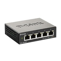 D-Link DGS-1100-05V2 5-port Gigabit Smart Managed switch, fanless