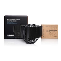 NOCTUA Chladič CPU NH-D15S CH-BK, 1x 140mm, LGA1851, AM5, černá