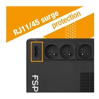 Fortron UPS FSP ECO 800 FR, 800 VA / 480 W, USB, RJ45, line interactive