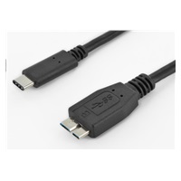PremiumCord Kabel USB 3.1 konektor C/male - USB 3.0 konektor Micro-B/male, 0.6m