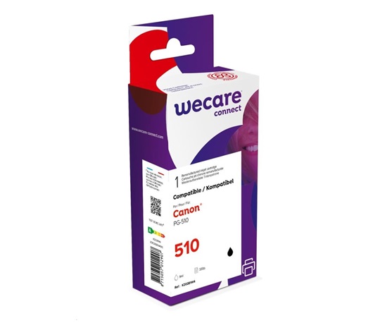 WECARE ARMOR cartridge pro CANON Pixma MP250, MP270 (PG510) černá 9ml, 270 str