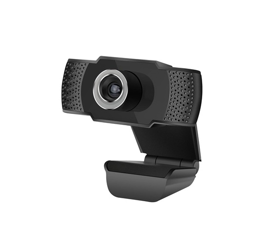 BAZAR C-TECH webkamera CAM-07HD, 720P, mikrofon, černá, "POŠKOZENÝ OBAL"