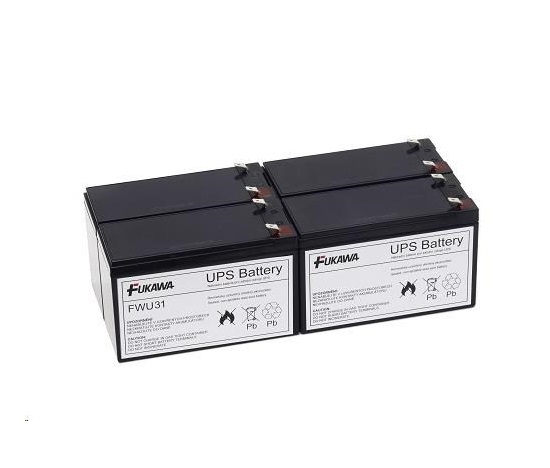 Baterie - FUKAWA FWU-31 sada baterií za RBC31 (12V/7Ah, 4ks)