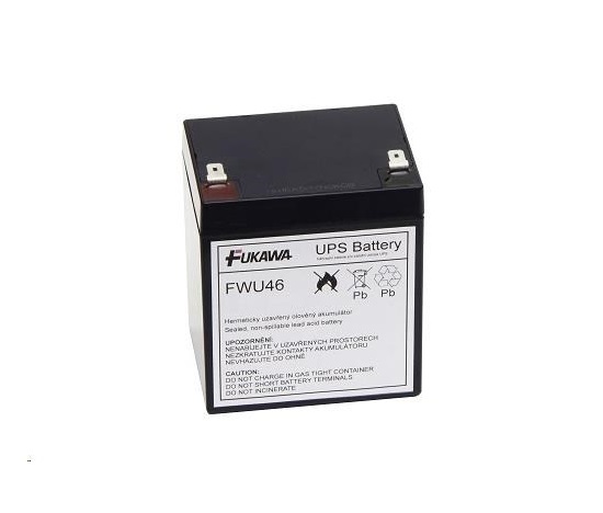 Baterie - FUKAWA FWU-46 náhradní baterie za RBC46 (12V/5Ah)