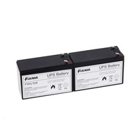 Baterie - FUKAWA FWU-124 sada baterií za APCRBC124 (12V/9Ah, 2ks)