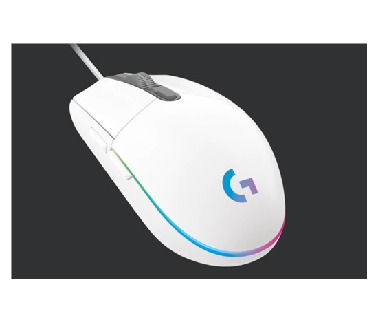 Logitech Gaming Mouse G203 LIGHTSYNC 2nd Gen, EMEA, USB, white