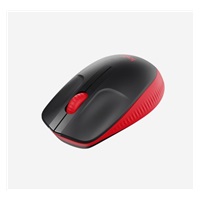 Logitech Wireless Mouse M190 Full-Size, red