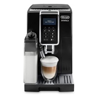 DeLonghi Dinamica ECAM 350.55.B automatický kávovar, 15 bar, vestavěný mlýnek, mléčný systém, zásobník na mletou kávu