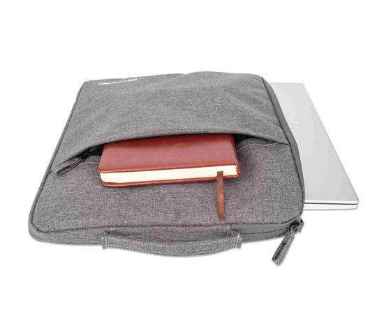 MANHATTAN Pouzdro Seattle Notebook Sleeve 15.6", Voděodolný, šedá