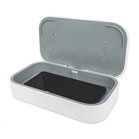 MANHATTAN dezinfekční pouzdro UV-C s bezdrátovým nabíjením, 10W bezdrátová nabíjecí podložka, bílá