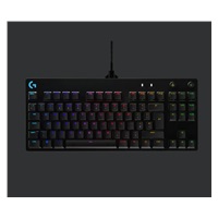 Logitech klávesnice G PRO, Mechanical Gaming Keyboard, US, Black